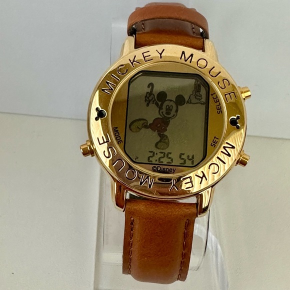 NEW Disney Lorus Mickey Mouse Live Action Musical Melody gold Watch Retired - Picture 1 of 10